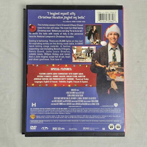Christmas Vacation DVD Special Edition Pre-Owned - Picture 3 of 3